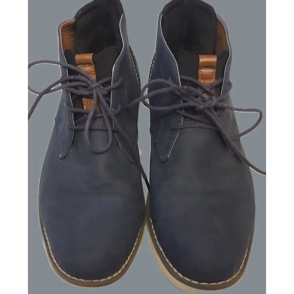 Men's‎ Javier Chukka  Navy Ortholite Boots Sz 9M Sonoma Goods For Life Vitalize